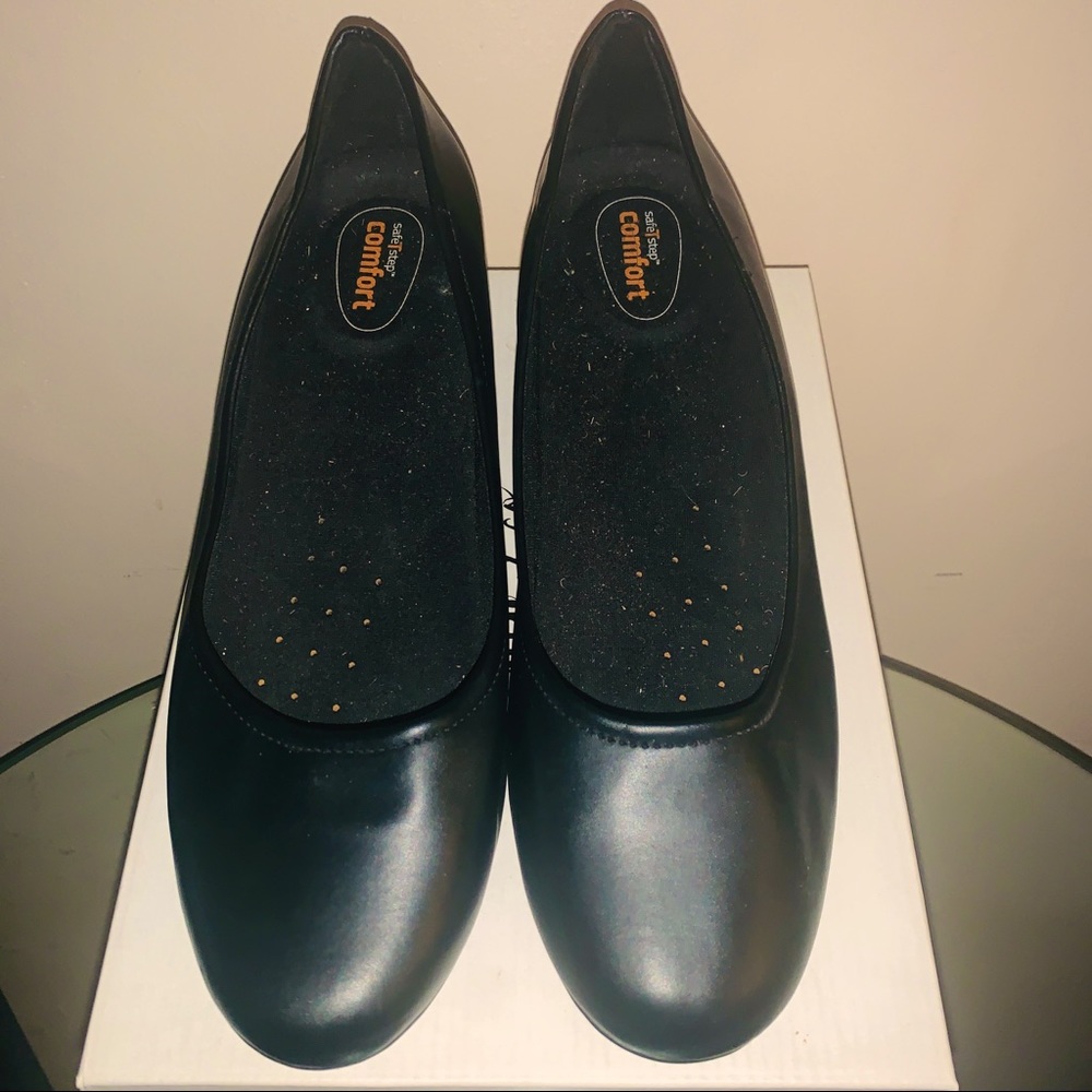 Slip Resistant Work Black Dress Shoe Size 11